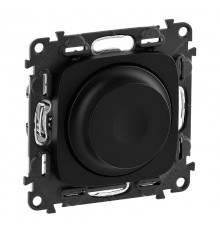 Valena ALLURE DIY Антрацит Светорегулятор поворотный, 300Вт, универсальный, без нейтрали  752980  Legrand