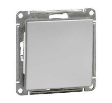 W59 Матовый хром Выключатель 1-клавишный 10АХ  VS110-154-5-86  SE