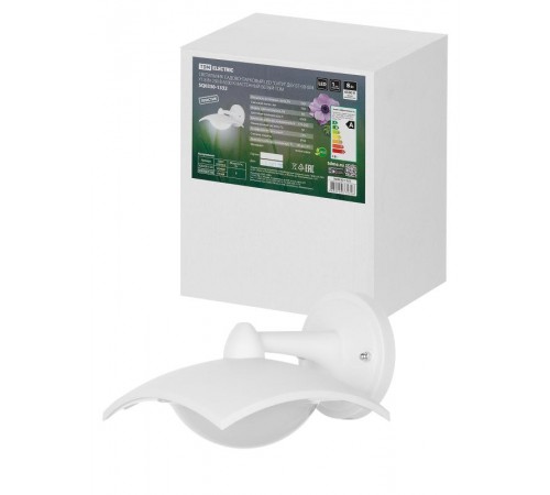 Светильник садово-парковый LED "СИТИ" ДБУ 07-08-004 У1 8 Вт 230 В 6500 К настенный белый   SQ0330-1332  TDM