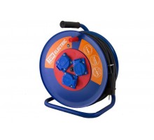 Удлинитель силовой УХз16-003  (метал. катушка,АЗ,3 места IP44/50м КГ 3х1,5)  SQ1301-0142  TDM