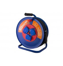 Удлинитель силовой УХз16-003  (метал. катушка,АЗ,3 места IP44/50м КГ 3х1,5)  SQ1301-0142  TDM