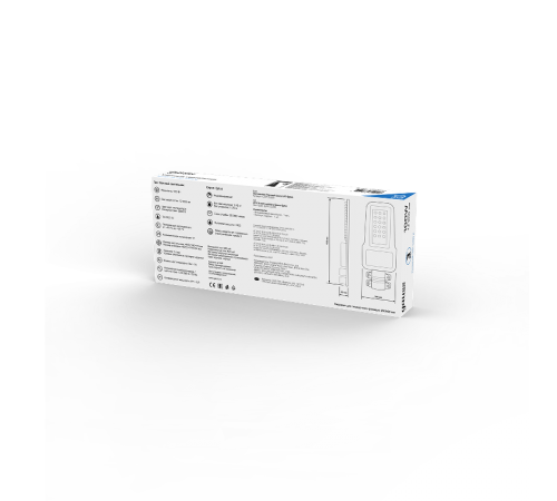 Светильник светодиодный консольный уличный Qplus 100W 12000lm 5000K 120-260V IP65 455*180*49мм черный КСС "Ш" LED 1/4  629535300  Gauss