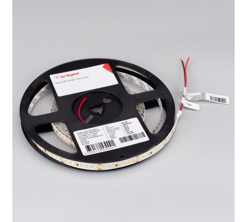 Лента светодиодная RT-A168-10mm 24V Day4000 (17 W/m, IP20, 2835, 5m) (arlight, Открытый)  019094(2)  Arlight