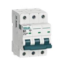 Выключатель автоматический 3P 1A х-ка B ВА-105 10кА  13124DEK  DEKraft