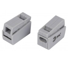 Клемма  NO-225-462 быстрозажимная 221-112 для светильников 2 полюса 0.5-2.5мм2 (упаковка 3 шт.)  Б0067990  ЭРА