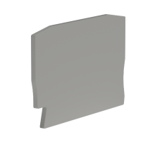 Крышка для клеммы 2 точки подключения на 2,5 кв.мм  ZEFC201GR  DKC