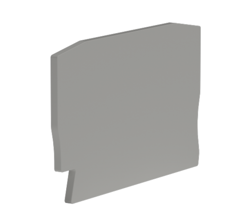 Крышка для клеммы 2 точки подключения на 2,5 кв.мм  ZEFC201GR  DKC