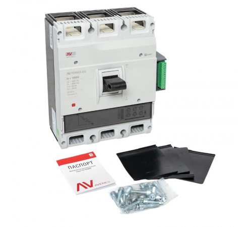 Выключатель автоматический AV POWER-4/3 1000А 100kA ETU6.2 AVERES  mccb-43-1000H-6.2-av  EKF