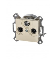 ABB Levit Слоновая кость Розетка TV-R-SAT единственная  5011H-A03303 17W  2CHH083303A6017  ABB