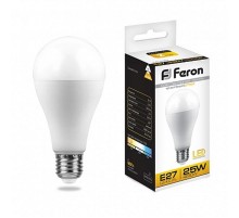 Лампа светодиодная LB-100 (25W) 230V E27 2700K A65  25790  FERON