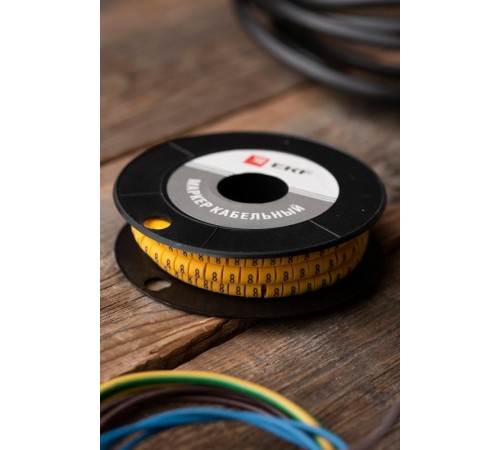 Маркер-кабельный 6,0кв.мм "8" (500шт.) (ЕС-3) EKF PROxima  plc-KM-6-8  EKF