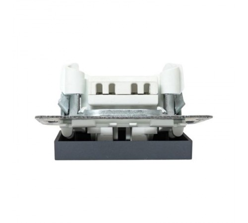 Механизм выключателя, одноклавишный, с подсветкой, графит Эпика  UP1-SWG-14 EKF