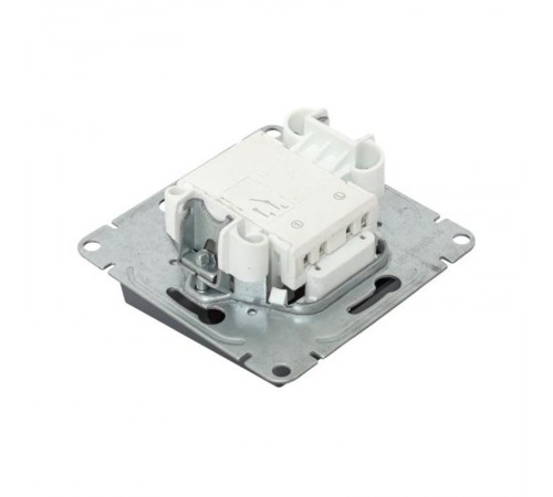 Механизм выключателя, одноклавишный, с подсветкой, графит Эпика  UP1-SWG-14 EKF