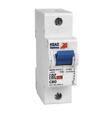 Выключатель автоматический однополюсный OptiDin BM125 100А D 15кА (BM125-1D100-14ln-УХЛ3)  138596  КЭАЗ