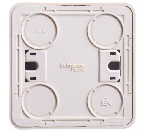 Этюд Кремовый О/У Переключатель 1-клавишный с подсветкой  BA10-007K  SE