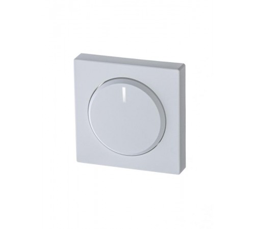 Плата центральная (накладка) с ручкой и лампой для поворотного светорег., серия solo/future, цвет белый бархат  6599-0-2961   2CKA006599A2961  ABB