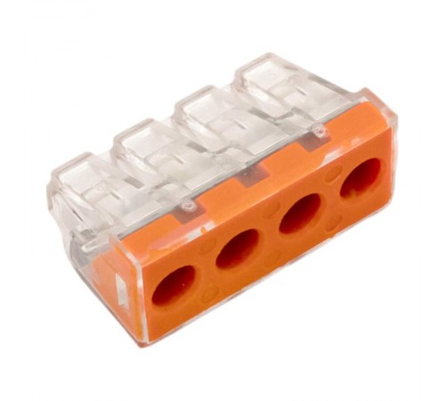 Клемма СМК 773-174 (с пастой), 4 отверстия, 2,5-6,0 мм2 (уп.50шт.) EKF PROxima  plc-smk-773-174  EKF