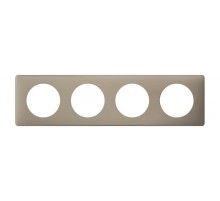 Celiane Перкаль Грэй Рамка 4-я (2+2+2+2 мод)  066724  Legrand