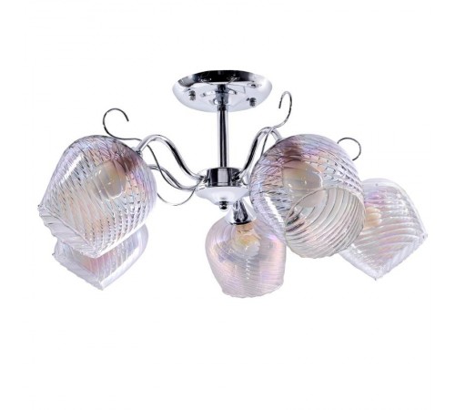 Светильник 11265-2/5 хром (Плафон 8310) НПБ 01-5х60-149 Е27  1005404851  Элетех