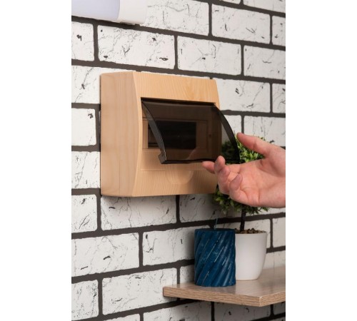 Щит распределительный навесной ЩРН-П-10 светлое дерево IP41 EKF PROxima  pb40-n-10-light  EKF