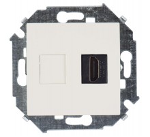 Simon 15 Сл. кость Розетка HDMI  1591407-031  Simon