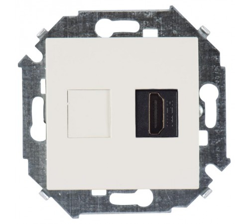 Simon 15 Сл. кость Розетка HDMI  1591407-031  Simon