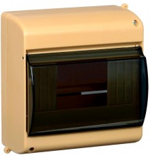 Корпус пластиковый навесной на 6 модулей КМПн 2/6 146х136х83мм IP30 сосна с прозрачной крышкой KREPTA 3  MKP42-N-06-30-09-S  IEK