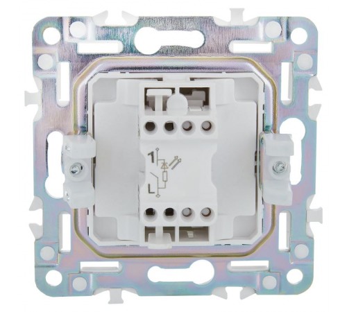 SKANDY Выключатель 1-клавишный с индикацией 10А SK-V07Sa песочный  SK-V10-1-10-K98  IEK