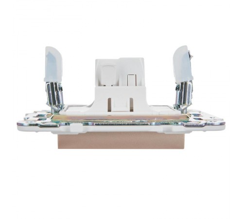 SKANDY Выключатель 1-клавишный с индикацией 10А SK-V07Sa песочный  SK-V10-1-10-K98  IEK