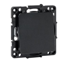 Механизм кнопки нажимной 10А черный Стокгольм  EZV10-221-10  EKF