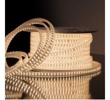 Лента светодиодная LS011 220V 18W 180Led 2835 IP65, 50 м, белый, двухрядная без проводов  a041110  Elektrostandard