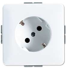 SCHUKO®-розетка, 45°  CD520-45NWW  Jung