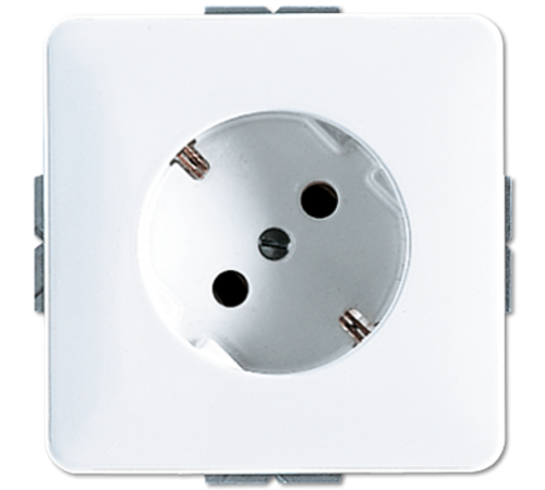 SCHUKO®-розетка, 45°  CD520-45NWW  Jung