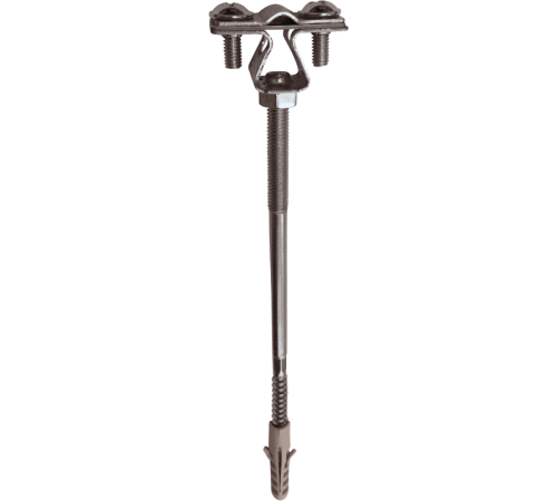 Держатель проводника круглого 8-10 мм для бетонного фасада, оцинк.90025Ezetek