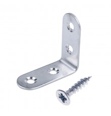 Уголок бытовой 35х35х12х2,0 с шурупом (6 шт) цинк - пакет ( 0,08989 кг)  110080  Tech-KREP