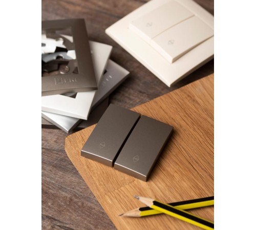 Валенсия лицевая панель выключателя 2-кл. проходного 10А кашемир EKF PROxima   ESV10-L-027-40   EKF