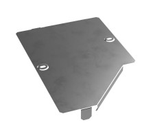 Крышка переходника левого Стандарт INOX (AISI 304) 300х200  PR16.4301  Промрукав