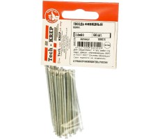 Гвоздь финишный оцинк. 2,0х60 (60 шт) - пакет ( 0,096 кг)  108070  Tech-KREP