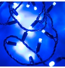 Светодиодная гирлянда ARD-STRING-CLASSIC-10000-BLACK-100LED-FLASH BLUE (230V, 7W)  025803  Arlight