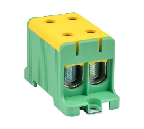 Клемма силовая вводная двойная КСВ 16-95 желто-зеленая EKF PROxima  plc-kvs2-16-95-y-green  EKF