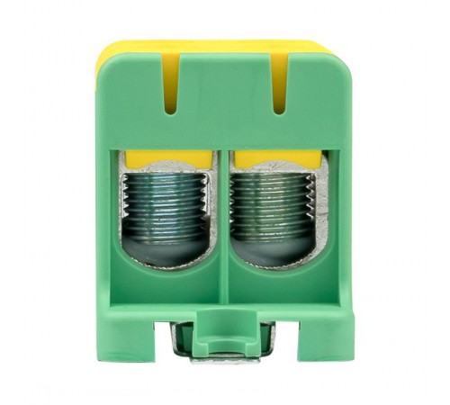 Клемма силовая вводная двойная КСВ 16-95 желто-зеленая EKF PROxima  plc-kvs2-16-95-y-green  EKF
