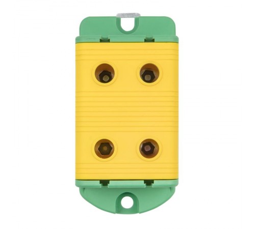Клемма силовая вводная двойная КСВ 16-95 желто-зеленая EKF PROxima  plc-kvs2-16-95-y-green  EKF