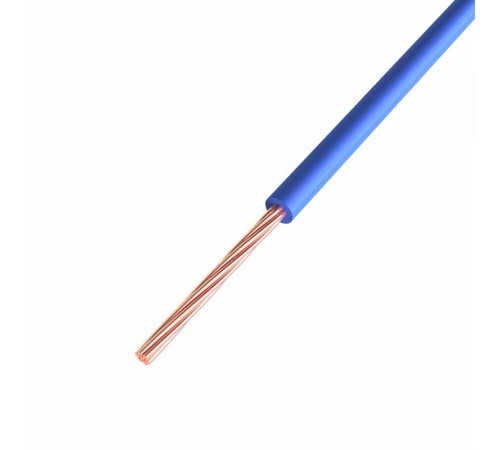 Провод ПГВА REXANT 1х0.75 мм, Cu, синий, бухта 200 м 01-6505-1  REXANT