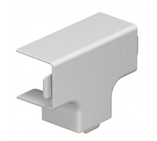 Крышка Т-образной секции кабельного канала WDK 25x25 мм (ПВХ,светло-серый) (WDK HT25025LGR)  6182852  OBO Bettermann