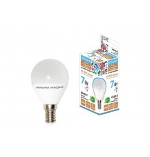 Лампа светодиодная FG45-7 Вт-230 В-6500 К-E14 Народная  SQ0340-1549  TDM