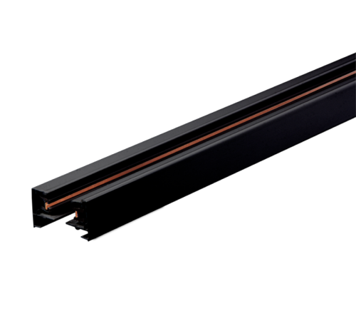 Шинопровод для трековых светильников чёрный 3м PTR 3M-BL (без торцевых элементов)  .5041295  Jazzway