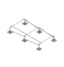 Опорная конструкция для установки оборудования TECHNORAPTOR STEELFOOT 1500х3000 тип 4  KM-TR-STF-SSEI-1500-3000-4  КМ - профиль