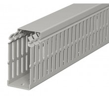 Кабель-канал перфорированный LKV N 75x37,5x2000 мм ПВХ серый RAL7030  6178422  OBO Bettermann