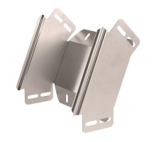 Угол вертикальный внешний 90 градусов Стандарт INOX (AISI 409) 200х80  PR16.3055  Промрукав