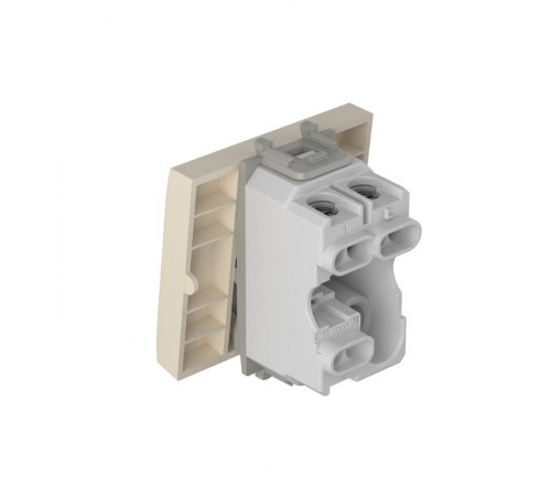 Выключатель "Ванильная дымка", "Avanti", 16A, 2 мод.  4405102  DKC